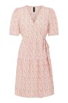 Y.A.S - Kjole - Ricca SS Wrap Dress - Roseate Spoonbill