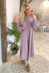 Y.A.S - Kjole - Tulippa 7/8 Kaftan Dress - Lavender Frost
