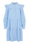 Y.A.S - Kjole - Violi LS Shirt Dress - Vista Blue