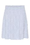 Y.A.S - Nederdel - YAS Leo HW Short Skirt - EX Star White