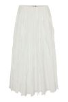 Y.A.S - Nederdel - YAS Siri HW Long Skirt - CITY Star White