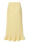 Y.A.S - Nederdel - Yas Riva Hw Midi Skirt - Show French Vanilla