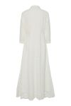Y.A.S - Kjole - Savanno Long Shirt Dress - Star White 