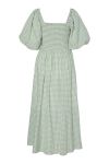 Y.A.S - Kjole - Sefera SS Long Dress - Quiet Green