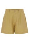 Y.A.S - Shorts - Leno HW Shorts - Khaki