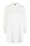 Y.A.S - Skjorte - YAS Evelyn 7/8 Long Shirt - Star White