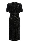 Y.A.S - Kjole - Sofie 2/4 Sequin Midi Dress - Black