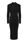 Y.A.S - Kjole - Yasolinda High Neck Ls Long Dress - Black