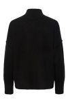 Y.A.S - Strik - YAS Balis LS High Neck Knit S. - Black