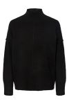 Y.A.S - Strik - YAS Balis LS High Neck Knit S. - Black