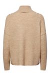 Y.A.S - Strik - YAS Balis LS High Neck Knit S. - Nomad