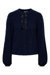 Y.A.S - Cardigan - YAS Bonsa Ls Knit Cardigan S. - Navy Blazer