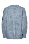 Y.A.S - Strik - Yasfinda Ls Knit Pullover - Dusty Blue