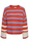Y.A.S - Strik - Jacaranda LS Knit Pullover - Jacaranda