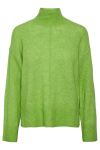 Y.A.S - Strik - YAS Nelloseam LS Knit Pullover - Jasmine Green
