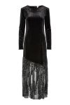 Y.A.S - Kjole - Tera LS Long Dress - Black (Levering midt oktober)