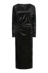 Y.A.S - Kjole - Tillia LS Velvet Long Dress - Black 