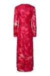 Y.A.S - Kjole - Floree LS Long Dress - D2D Persian Red