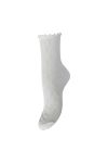 Pieces - Strømper - Therese Pointelle Socks - Bright White