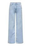 JDY - Jeans - Jdyfelina-Fina Hw Wide - Light Blue Denim