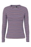 Pieces - Bluse - Ruka LS Top - Tawny Port Baby Lavender