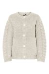 Pieces - Cardigan - Jacinthe LS O-Neck Knit Cardigan - Birch