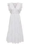 JDY - Kjole - Sara S/L Lace Dress - Bright White