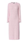 Pieces - Kjole - Flora LS Midi Dress - Roseate Spoonbill/Flower