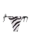 Gestuz - Bikini - GZzaiba Bikini Bottom Graphic Black White Animal (Levering slut april)