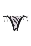 Gestuz - Bikini - GZzaiba Bikini Bottom Graphic Black White Animal (Levering slut april)
