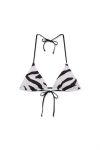 Gestuz - Bikinitop - GZzaiba Bikini Top - Graphic Black White Animal (Levering slut april)