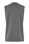 Y.A.S - Vest - Yas Dena Waistcoat - Grey Melange