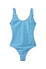 H2O Badedragt Stripe Swim Suit King Blue