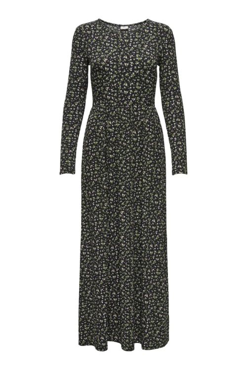 JdY JDYBOWIE LIFE L/S AOP DRESS JRS Black DITZY FLOWER