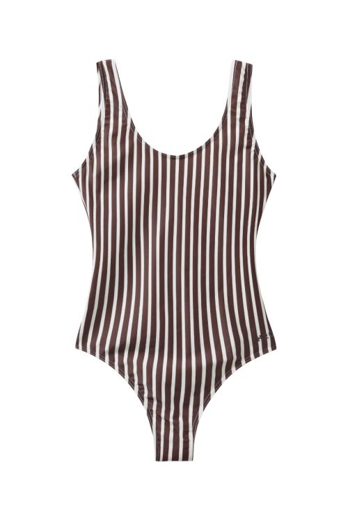 H2O Badedragt Stripe Swim Suit Bark