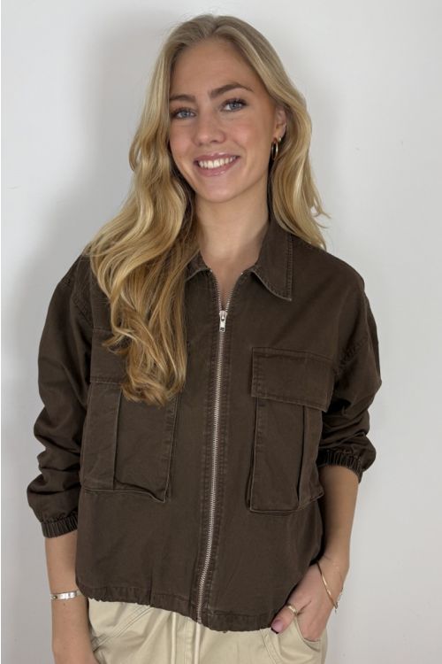 Continue - Jakke - Carrie Bomber - Brown