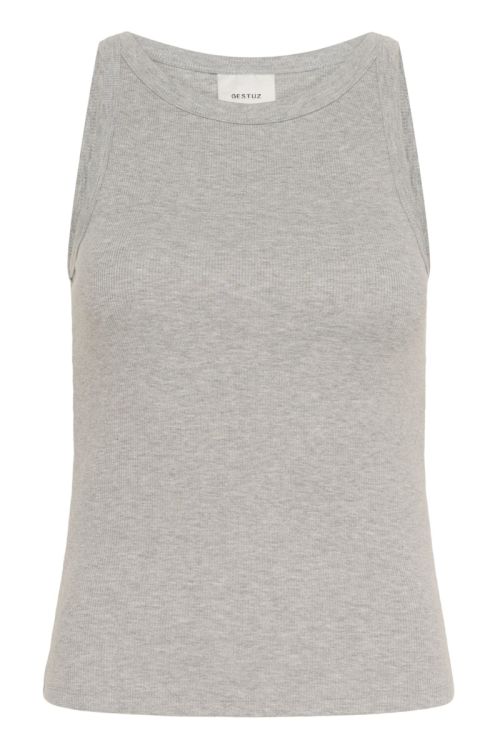 Gestuz GZdrew sl mel top NOOS Grey Mélange
