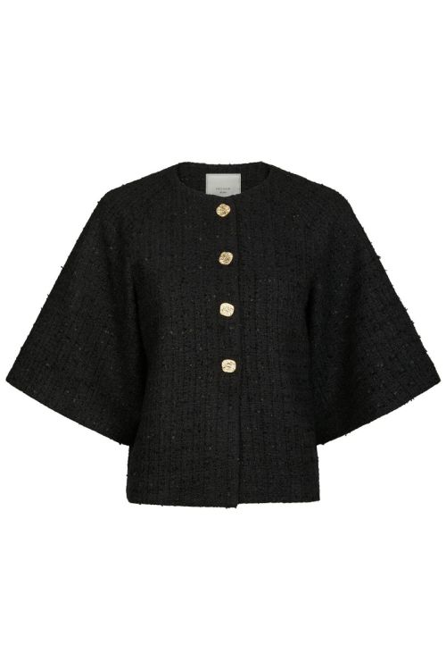 Neo Noir - Jakke - Rosella Boucle Mini Jacket - Black