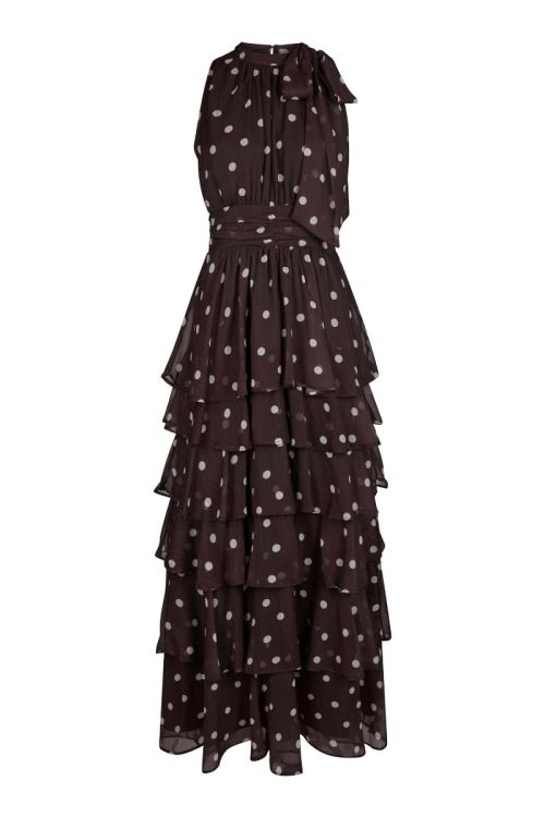 NEO NOIR Marli Big Dot Dress Brown
