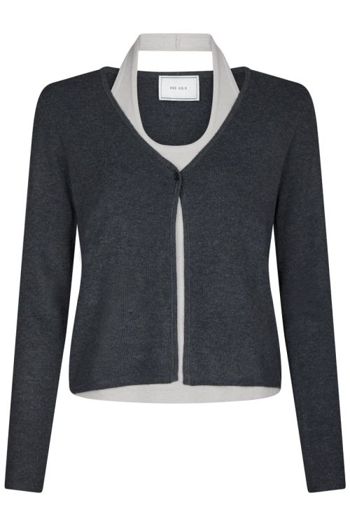 NEO NOIR Tamina Knit Blouse Antracit