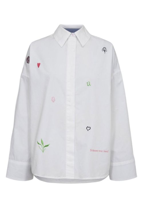 Nümph - Skjorte - Juna Shirt - Cloud Dancer