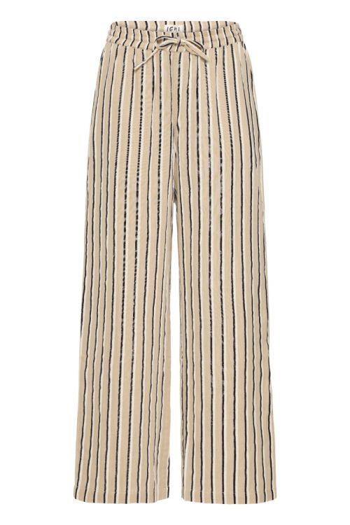 Ichi - Bukser - Foxa Striped Beach PT - Meteorite Stripe (Levering midt april)