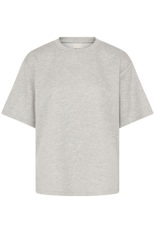Ichi - T-shirt - Cozy SS - Light grey melange