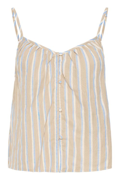 Ichi - Top - Foxa Singlet Stripe - Placid Blue Stripe (Levering midt april)