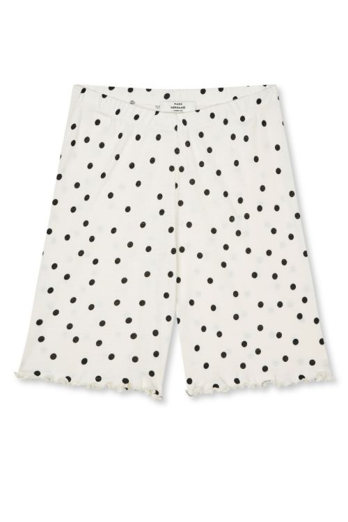 Mads Nørgaard - Shorts - Pointella Lilly Shorts - Dot Aop Vanilla Ice (Levering midt april)