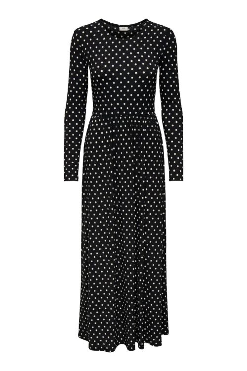 JdY JDYBOWIE LIFE L/S AOP DRESS JRS Black DOTS