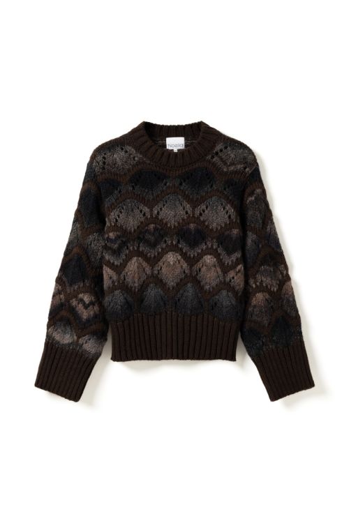 Noella - Strik - Latanna Knit - Brown Multi