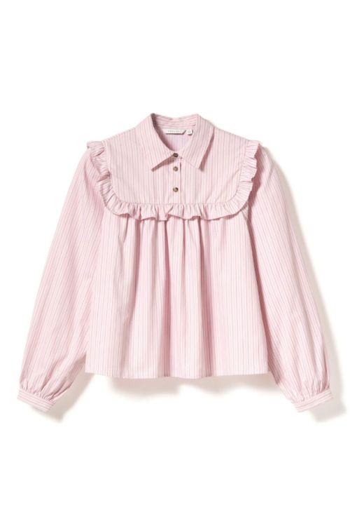 Noella N-Mikayla Blouse Donnie Blush Stripe
