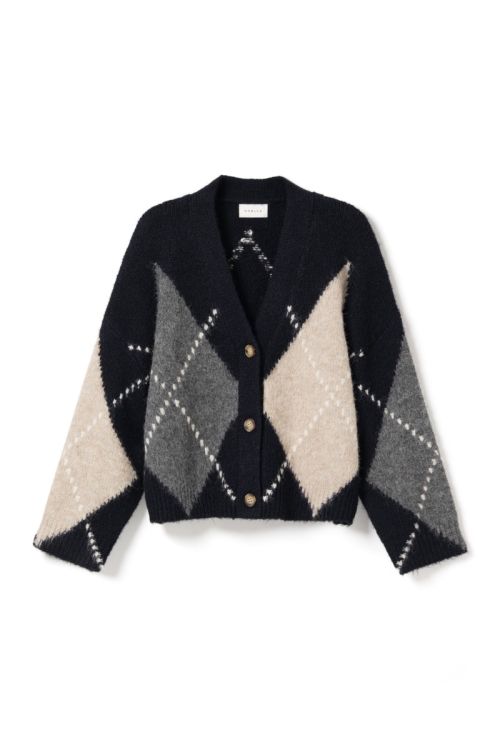 Noella N-Laiana Knit Cardigan Navy Mix