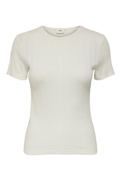 JdY JDYSALSA MIA LIFE S/S O NECK TOP JRS DIA Cloud Dancer